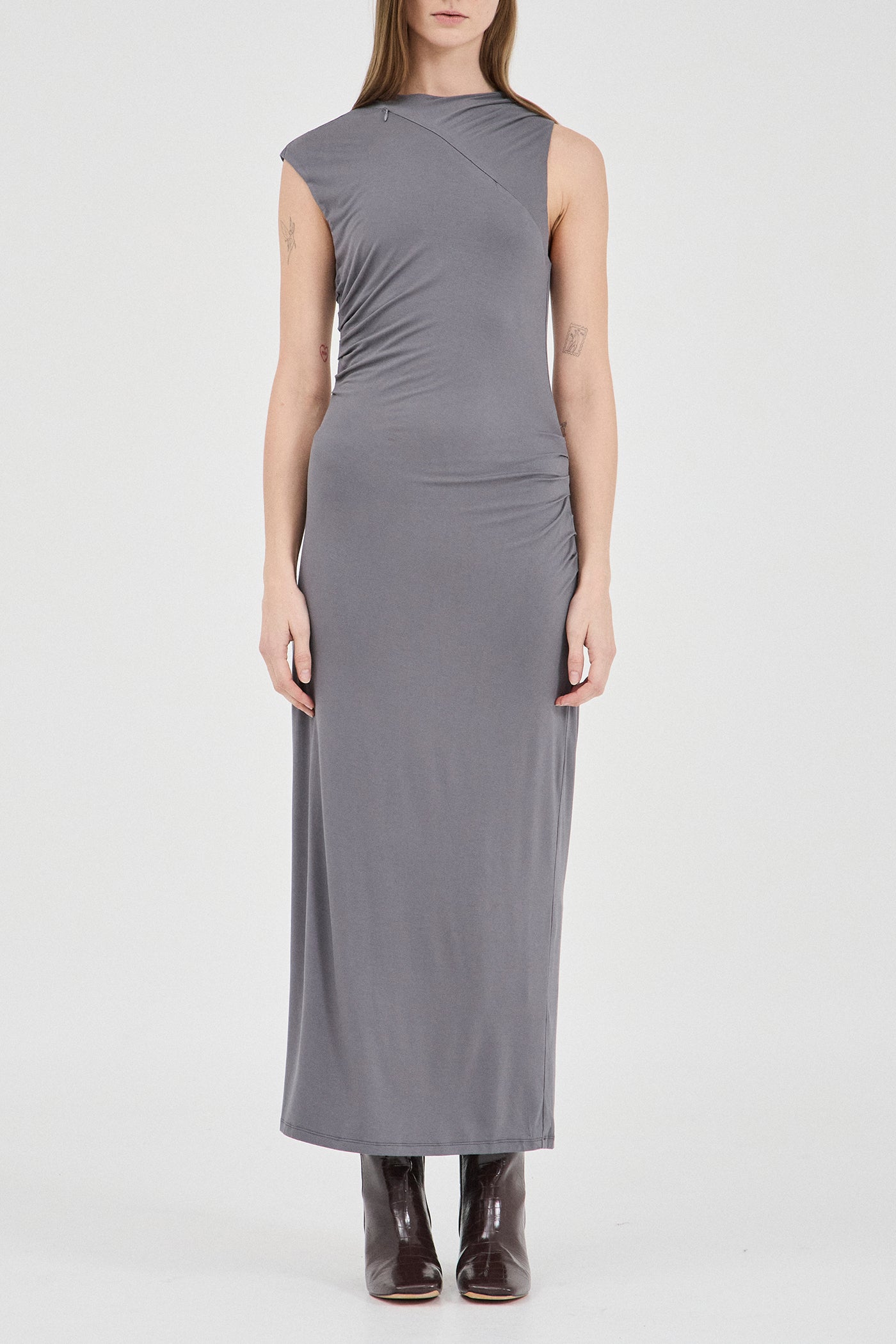 The Ruched Jersey Dress